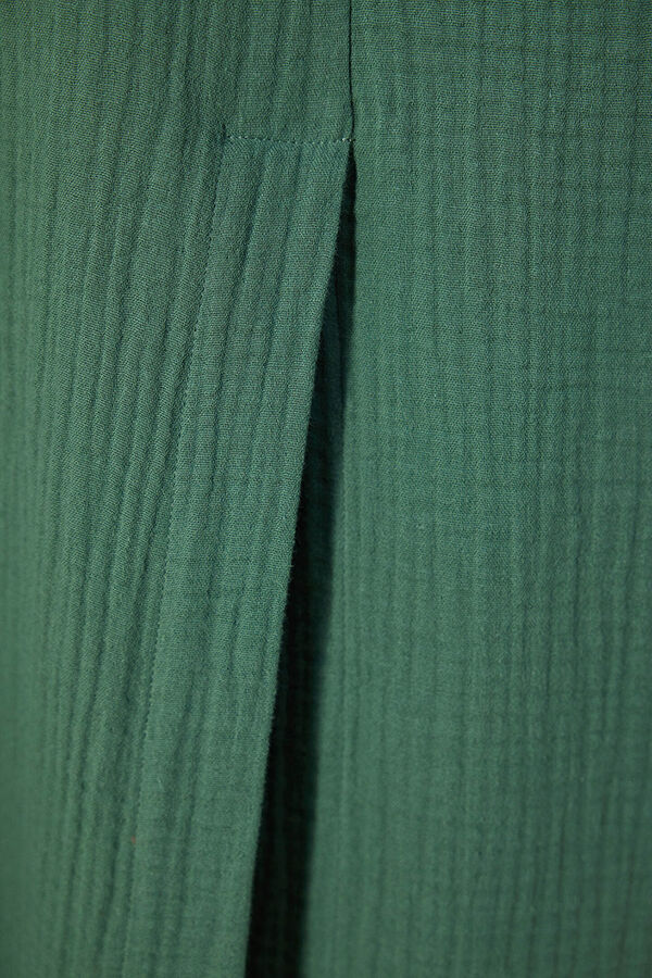 Womensecret Camisa de praia verde verde