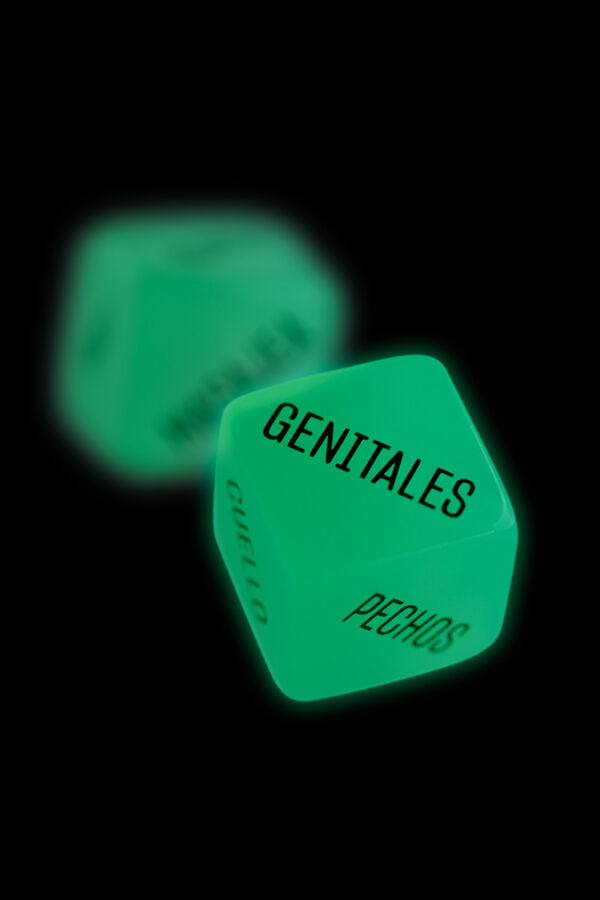 Platanomel&oacute;n Dados para jugar en pareja Desnudados estampado