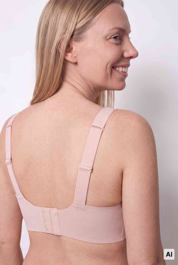 Women'secret Brown microfibre bra DREAMY PLUS nude