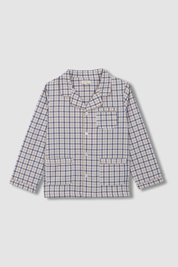 Gocco Grey gingham pyjamas grey