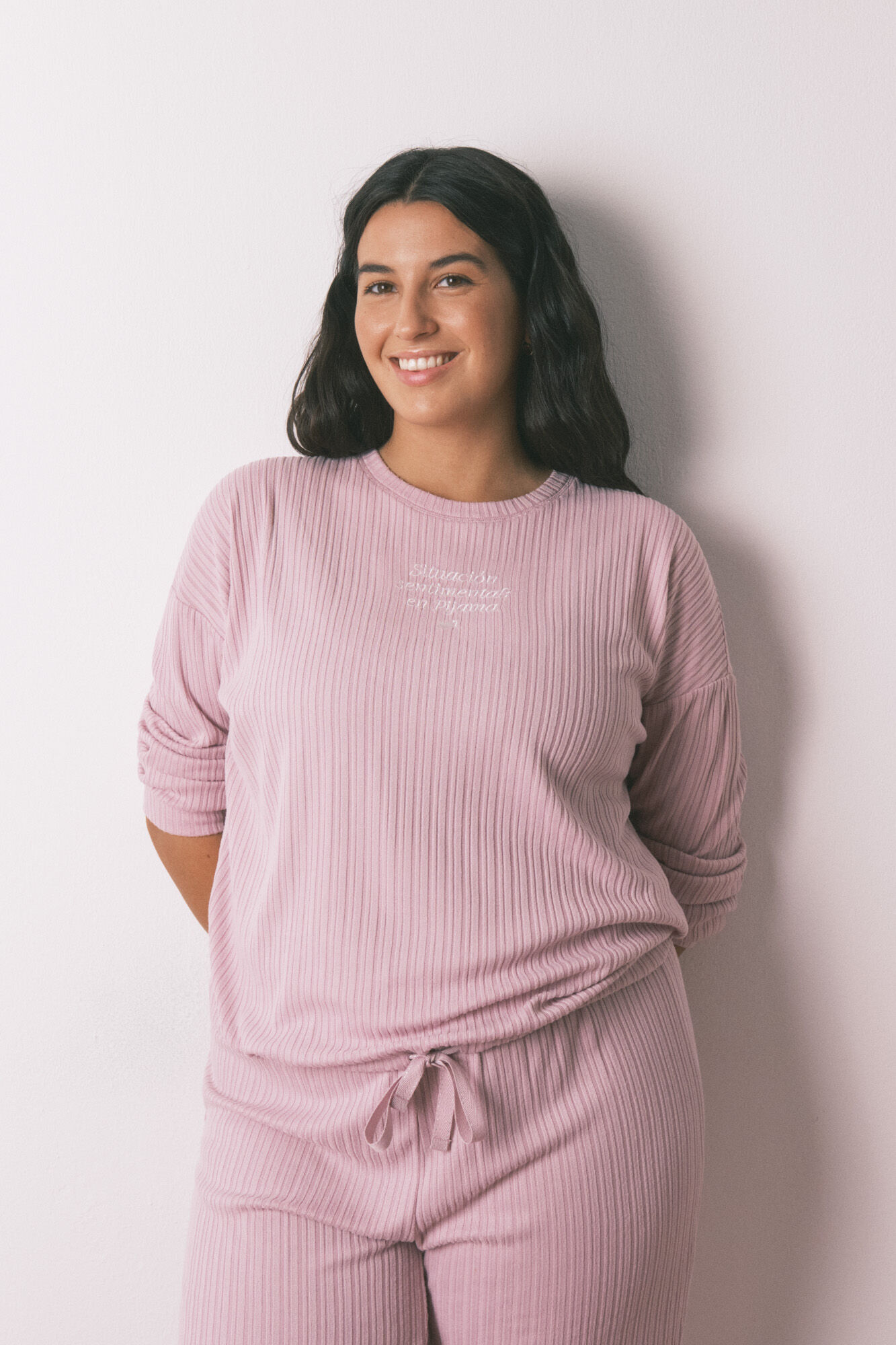 Women'secret Long pyjamas , warm soft jersey-knit