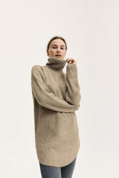Womensecret Long knit jumper  brown
