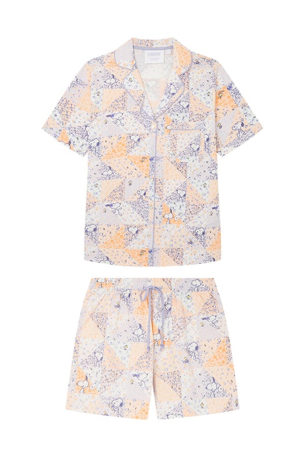 Womensecret Classic short 100% cotton Snoopy pyjamas printed