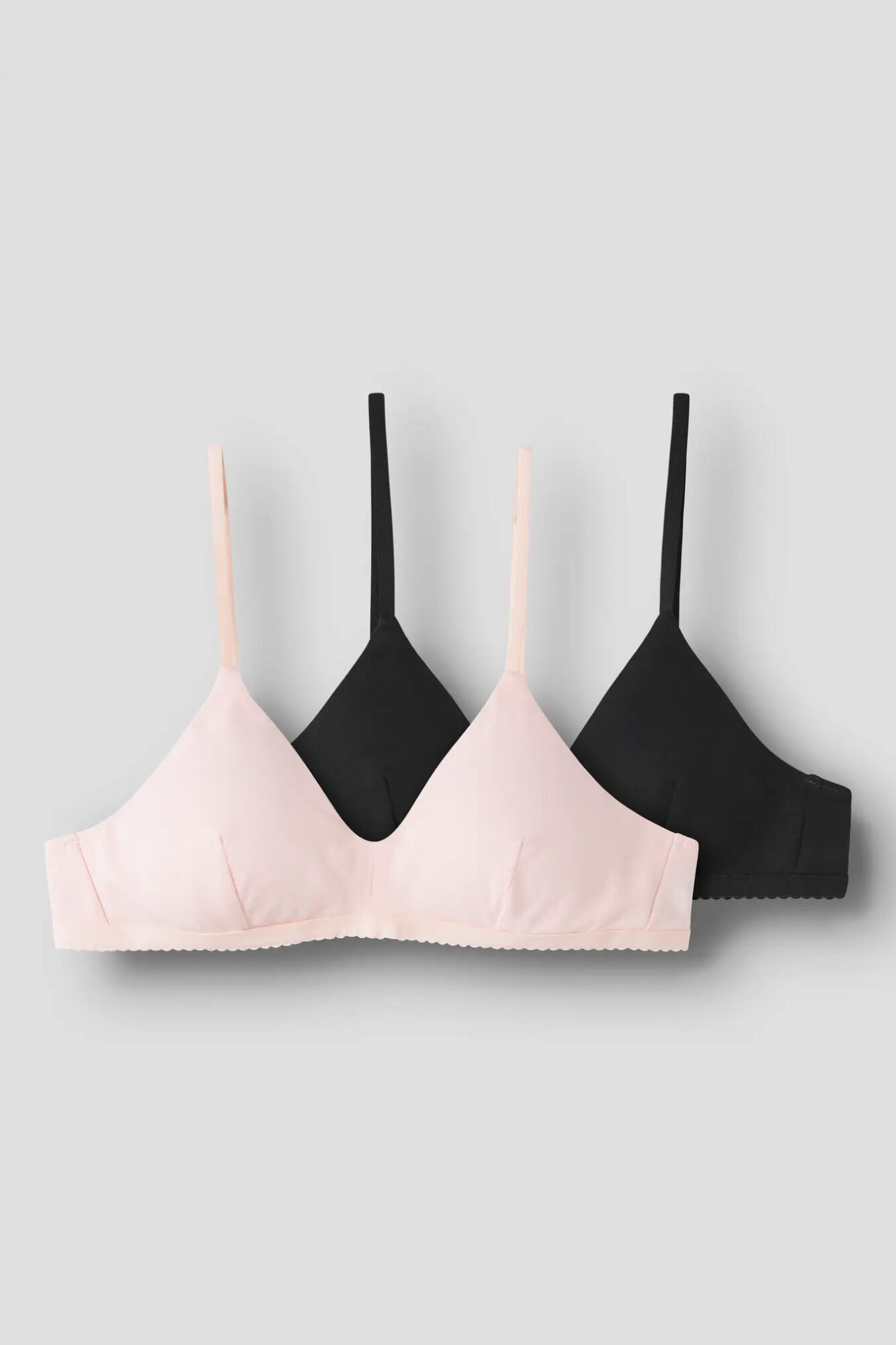 Lmtd Pack of 2 non-wired bralette bras