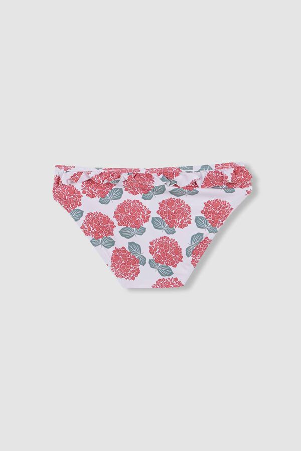 Gocco White hydrangea print panties white