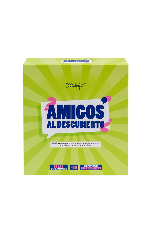 Mr. Wonderful Juego de cartas - Amigos al descubierto estampado