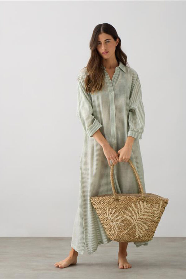 Textura Capazo mimbre beige