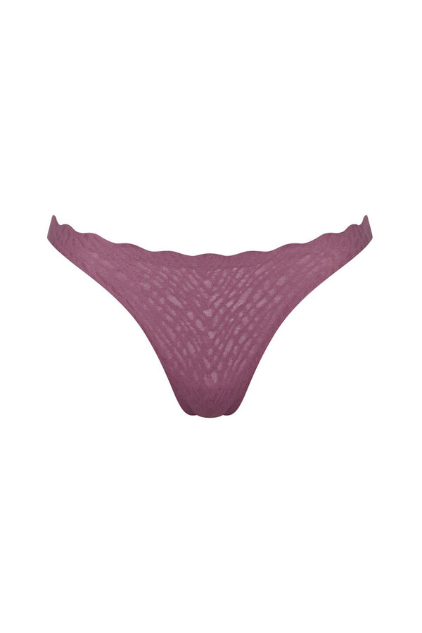 Sloggi Braga tanga poliamida morado/lila