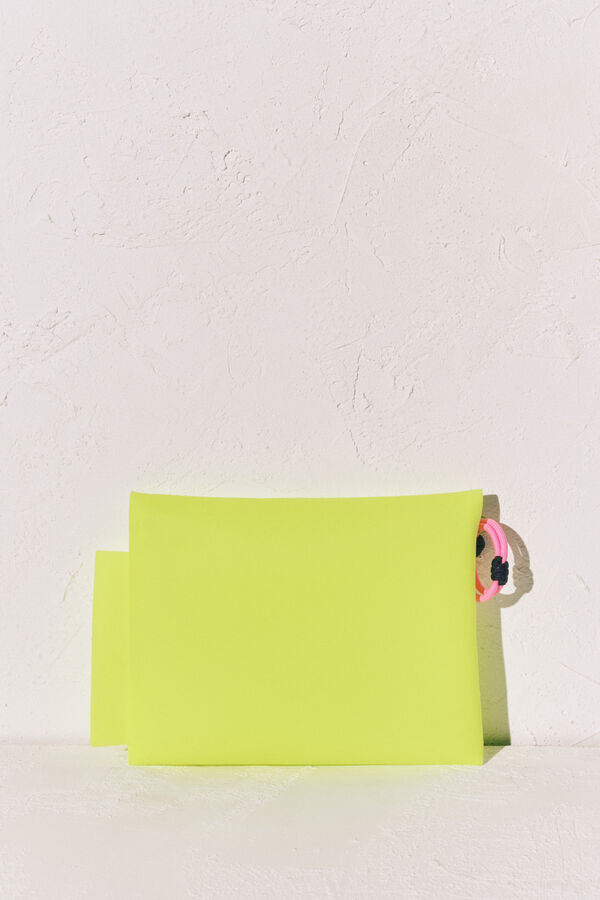 Women'secret Yellow waterproof bikini bag green