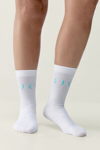 Born Living Yoga Wei&szlig;-gr&uuml;ne Acari Socken