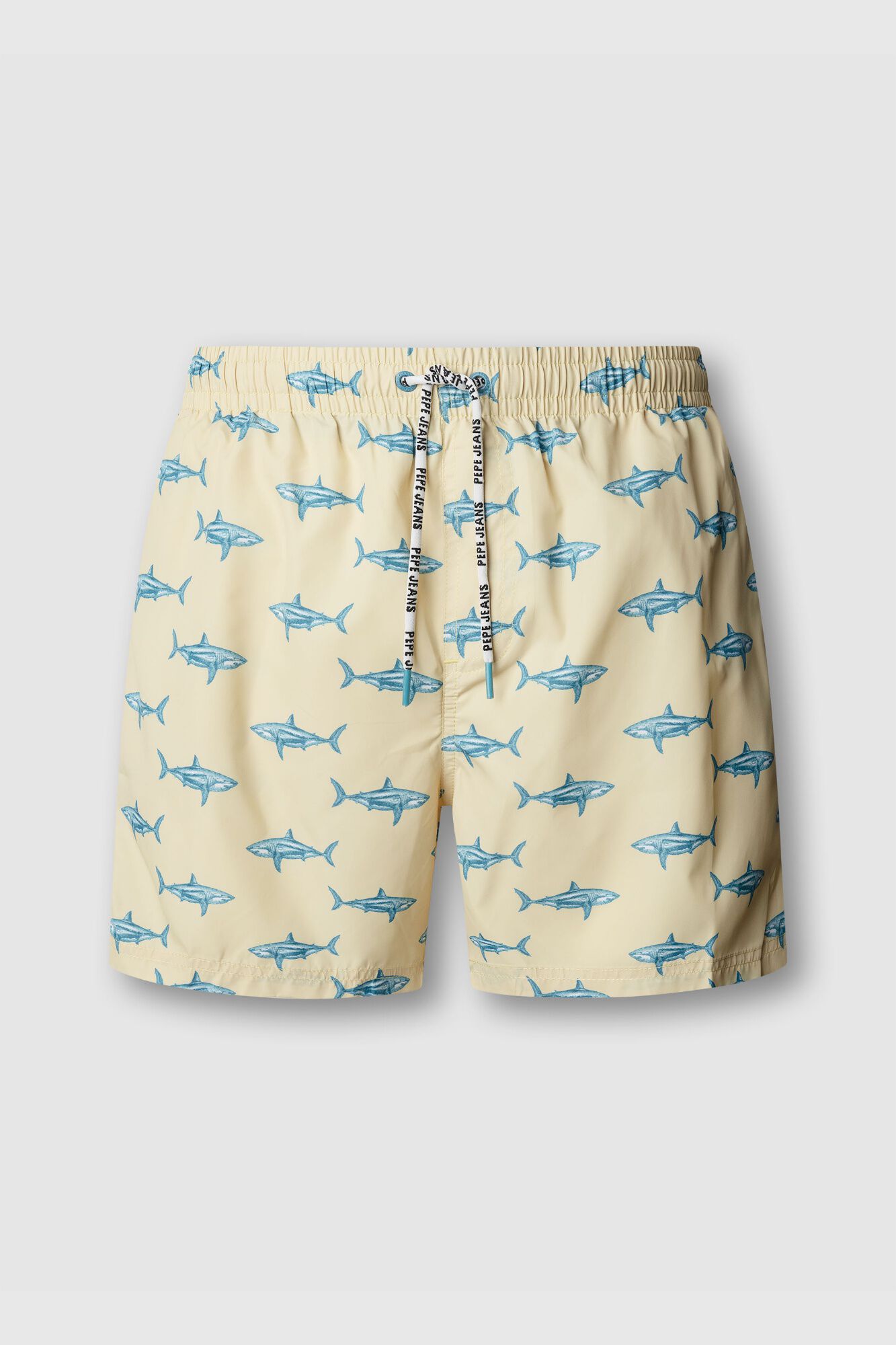 Pepe Jeans Ba&ntilde;ador regular cord&oacute;n print tiburones