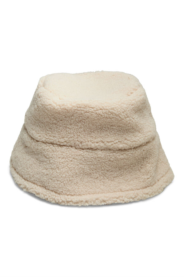 Pieces Teddy Bucket Grau