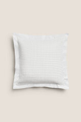 Womensecret Seersucker cushion cover white
