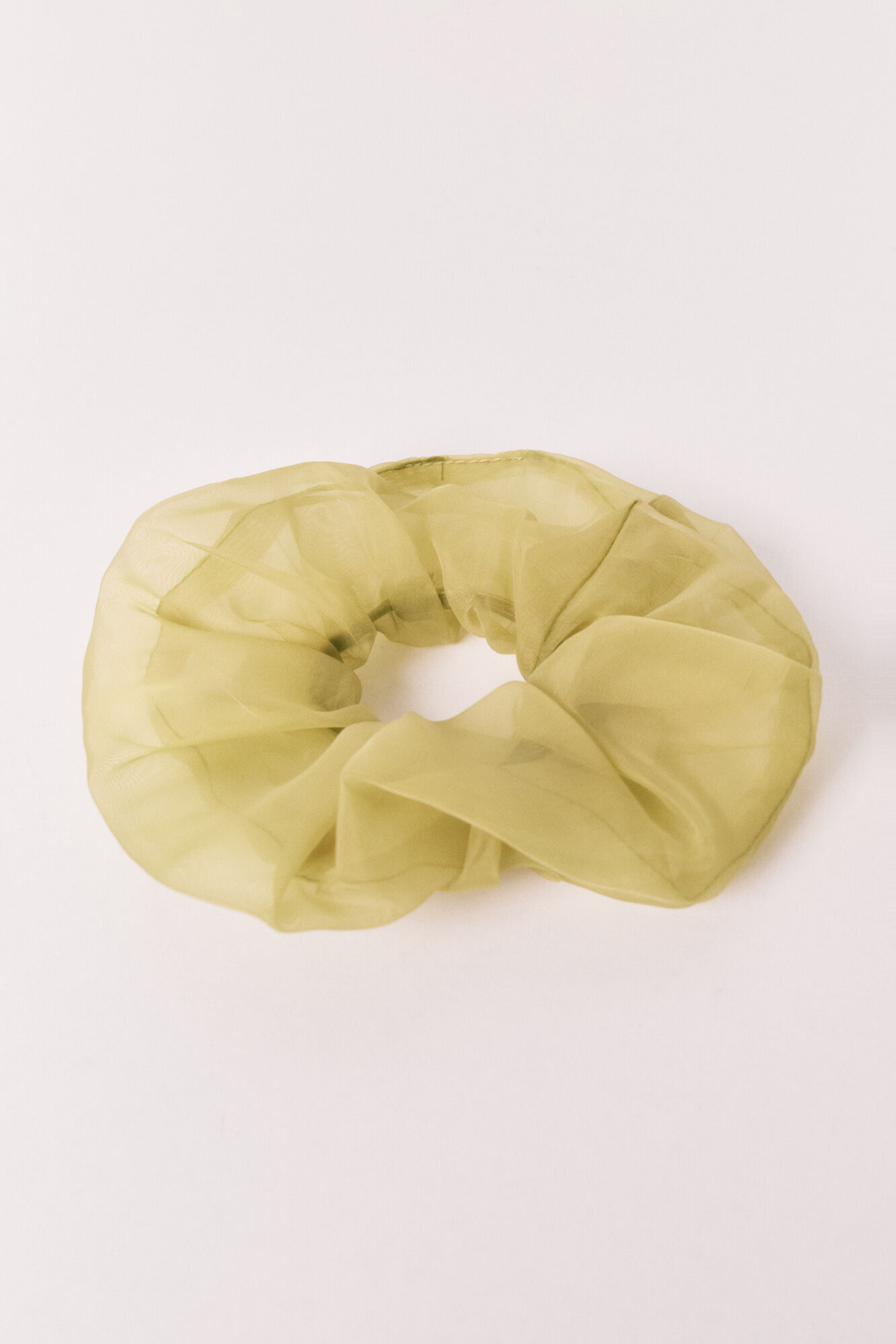 Women'secret Green transparent organza hair tie