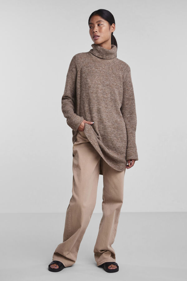 Womensecret Long knit jumper  gris