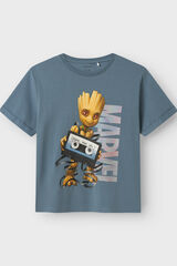 Name it Marvel kurz&auml;rmelig -Shirt Grau