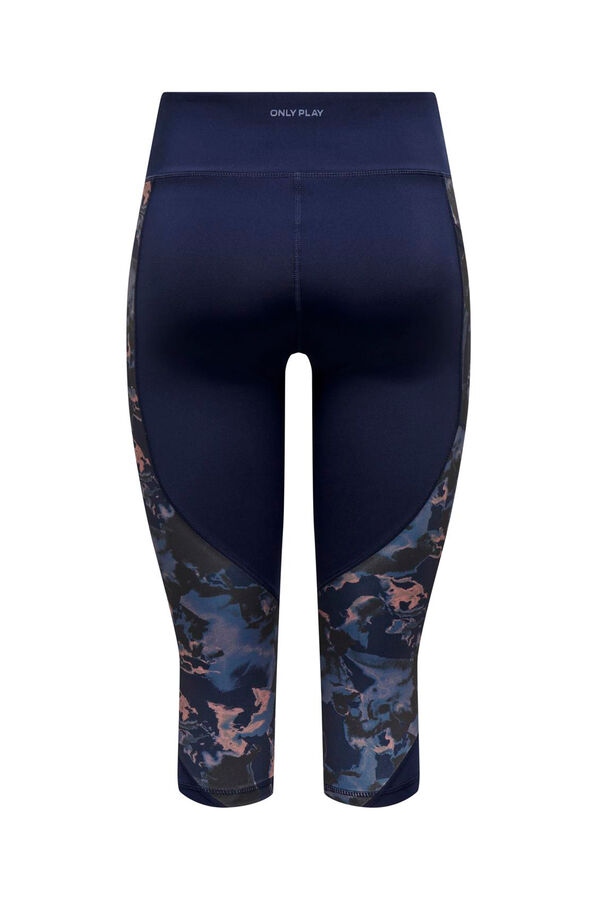 Womensecret Print mid-high rise legging blue