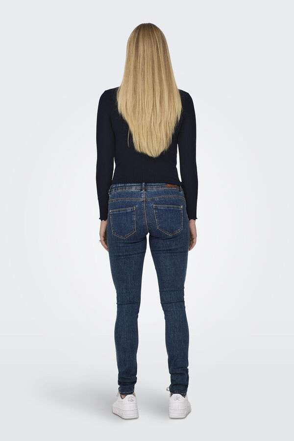 Only Maternity Skinny maternity jeans with high belly blue