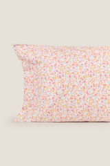 Womensecret Floral cotton pillowcase rózsaszín