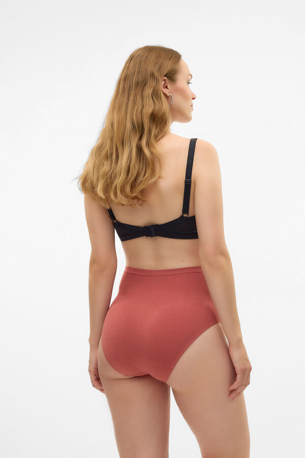 Mamalicious Pack of maternity panties burgundy