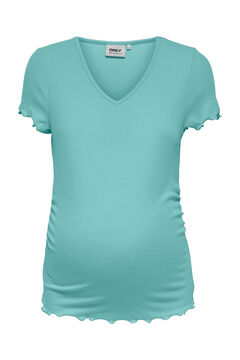 Womensecret Camiseta maternity cuello pico Blau