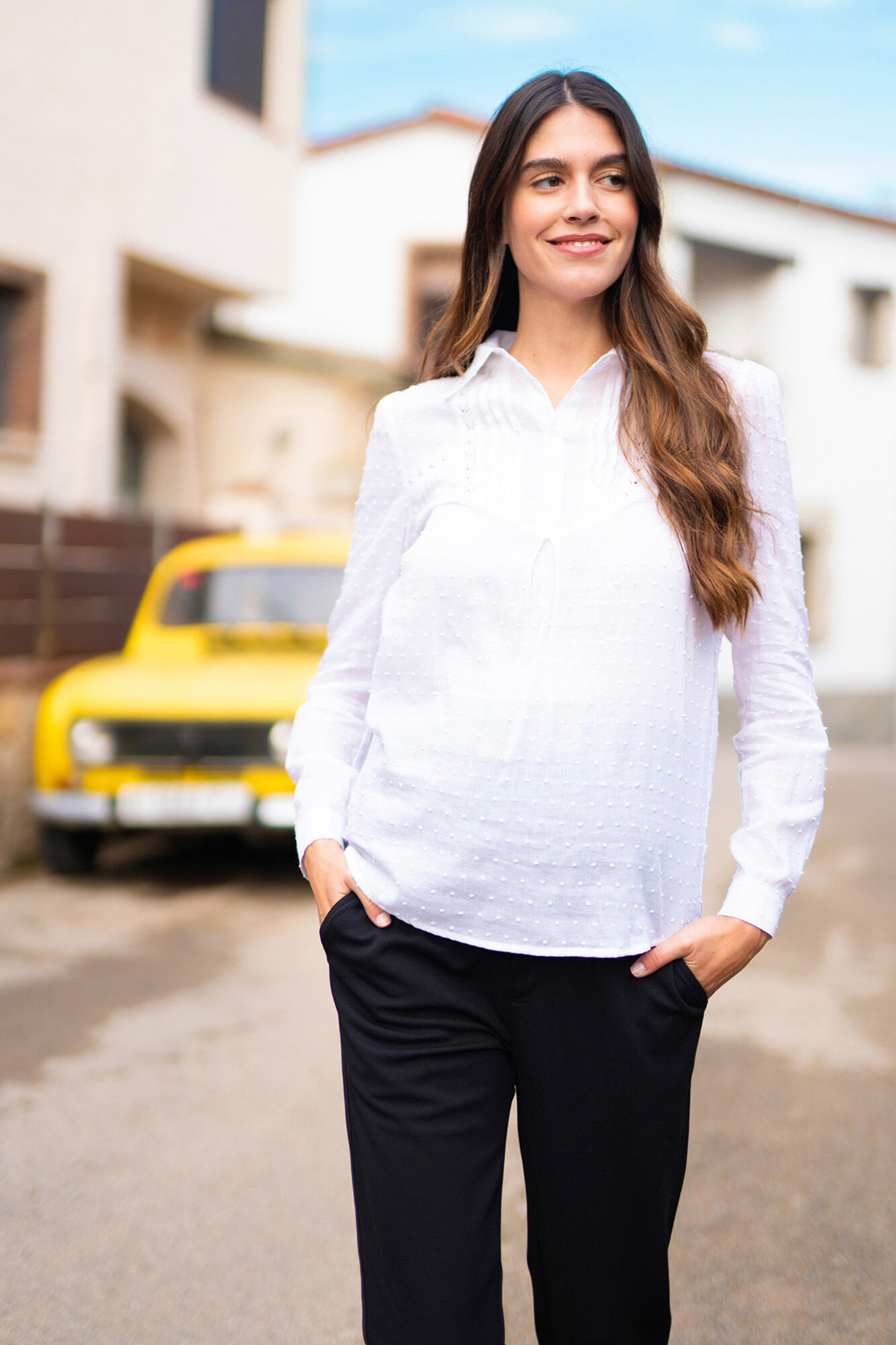 Ohma! Plumetis Bluse​