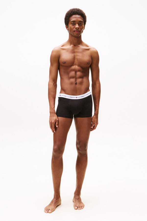 Tommy Hilfiger Pacote com 3 Boxers de Algod&atilde;o estampado