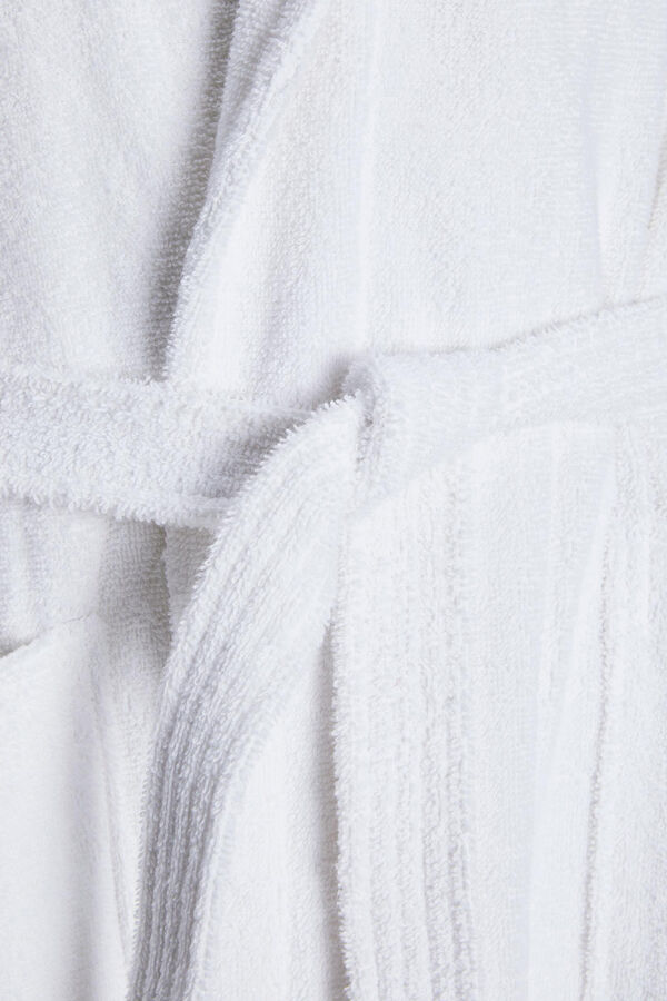 Womensecret Roupão de banho algodão branco