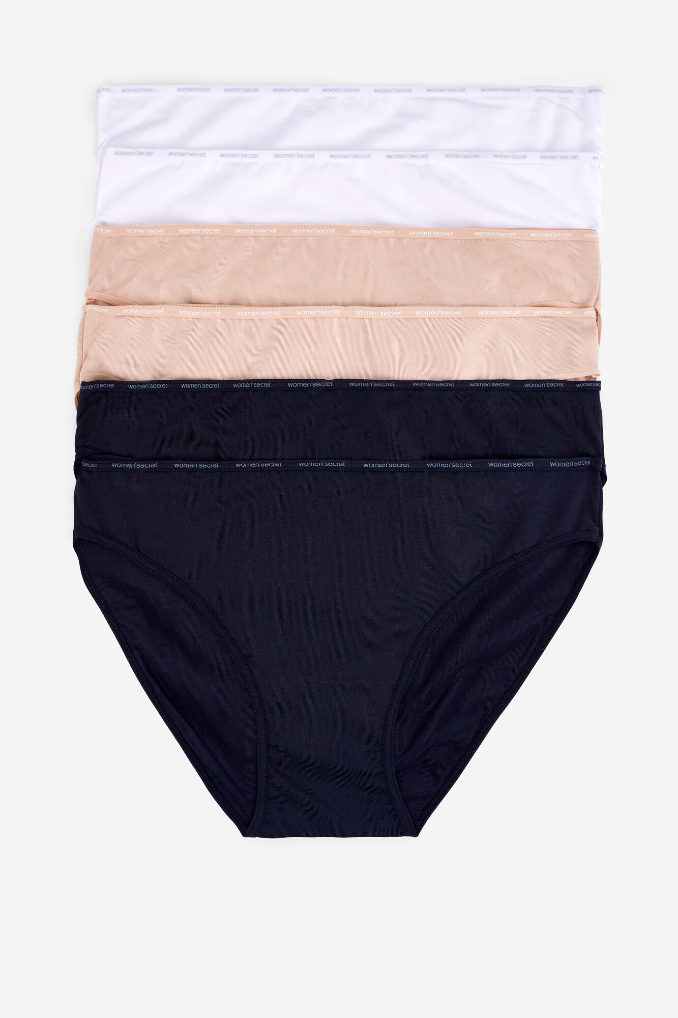Women'secret Pack 6 cuecas cl&aacute;ssicas microfibra