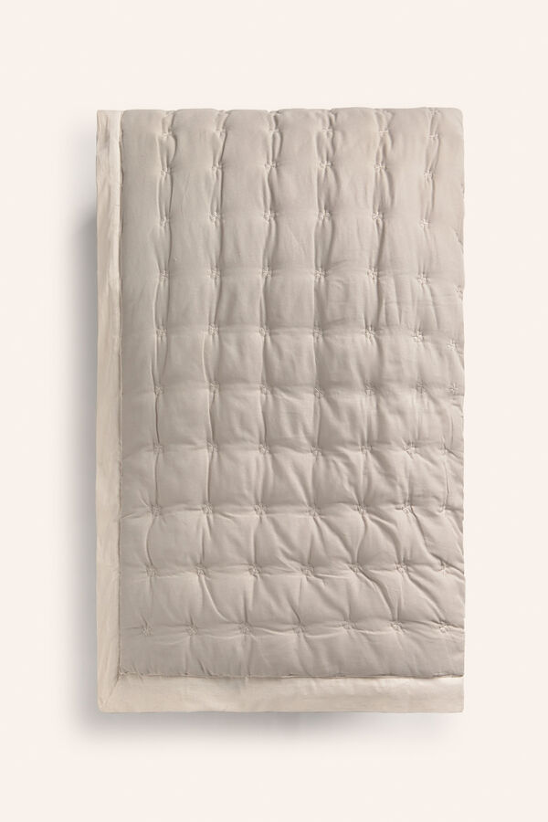 Calma House Beige Steppdecke Nimes Braun