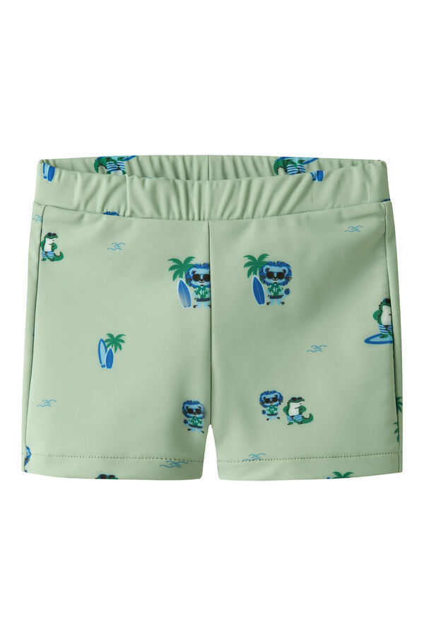 Name it Boy's printed swimwear green