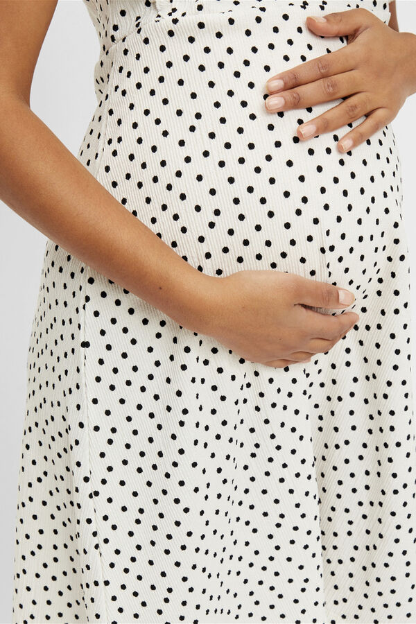 Womensecret Kurzes Kleid Maternity Weiß