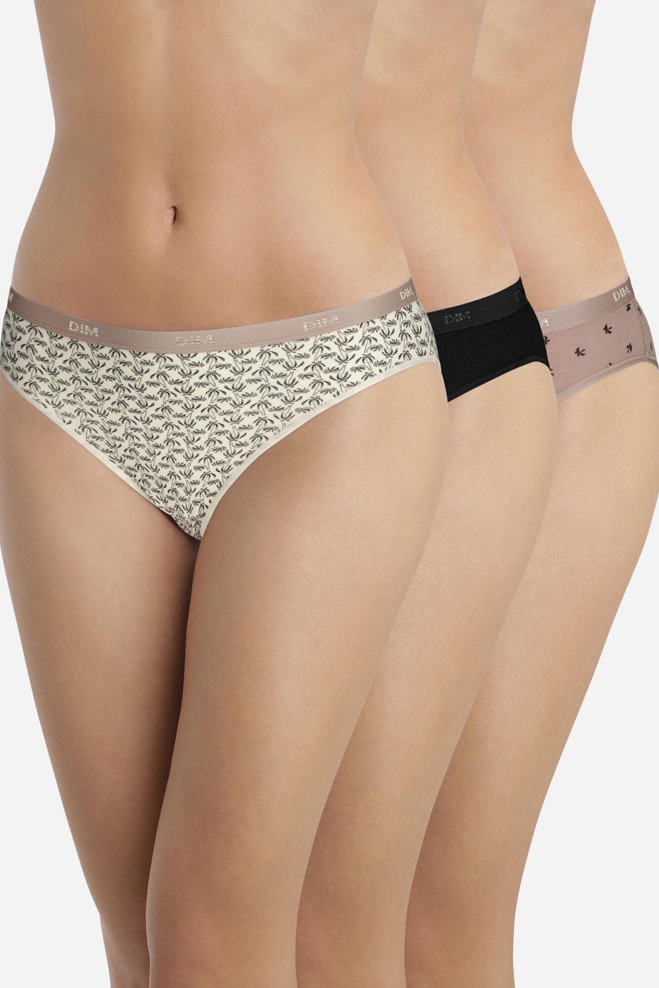 DIM Pack 3 bragas estampadas