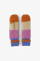 Womensecret Colour block mittens pink