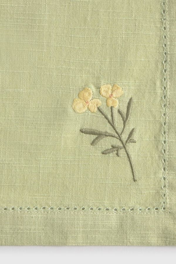 Textura Set de dos servilletas alogd&oacute;n-bamb&uacute; estampado