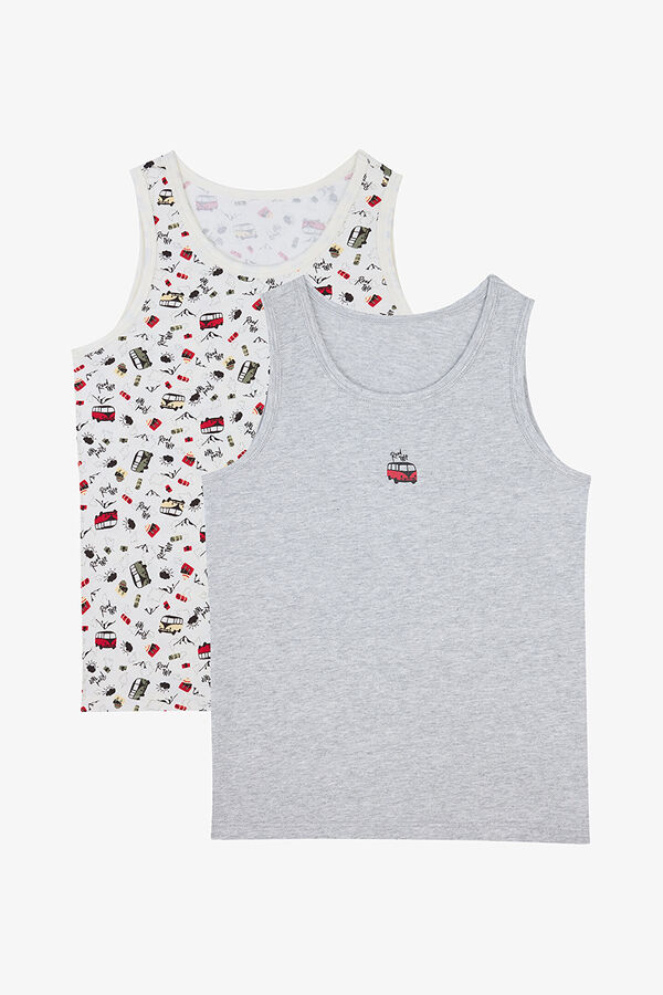 Penti Pack 2 camisetas sin mangas estampado