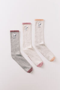 Women'secret 3 para dugih čarapa sa Snoopy printom