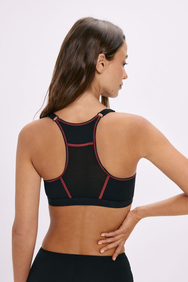 Selene Nora el&ouml;l z&aacute;r&oacute;d&oacute; sportmelltart&oacute; fekete