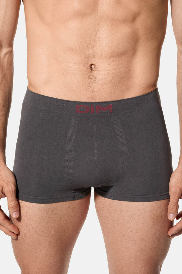 DIM Pacote de 2 boxers masculinos de microfibra sem costura estampado