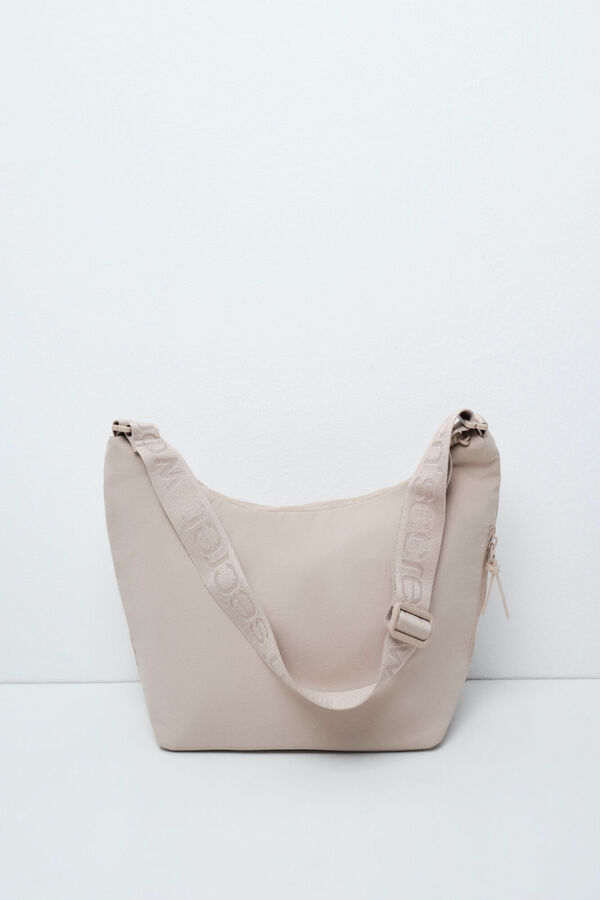 Women'secret Beige long handle lunch bag nude