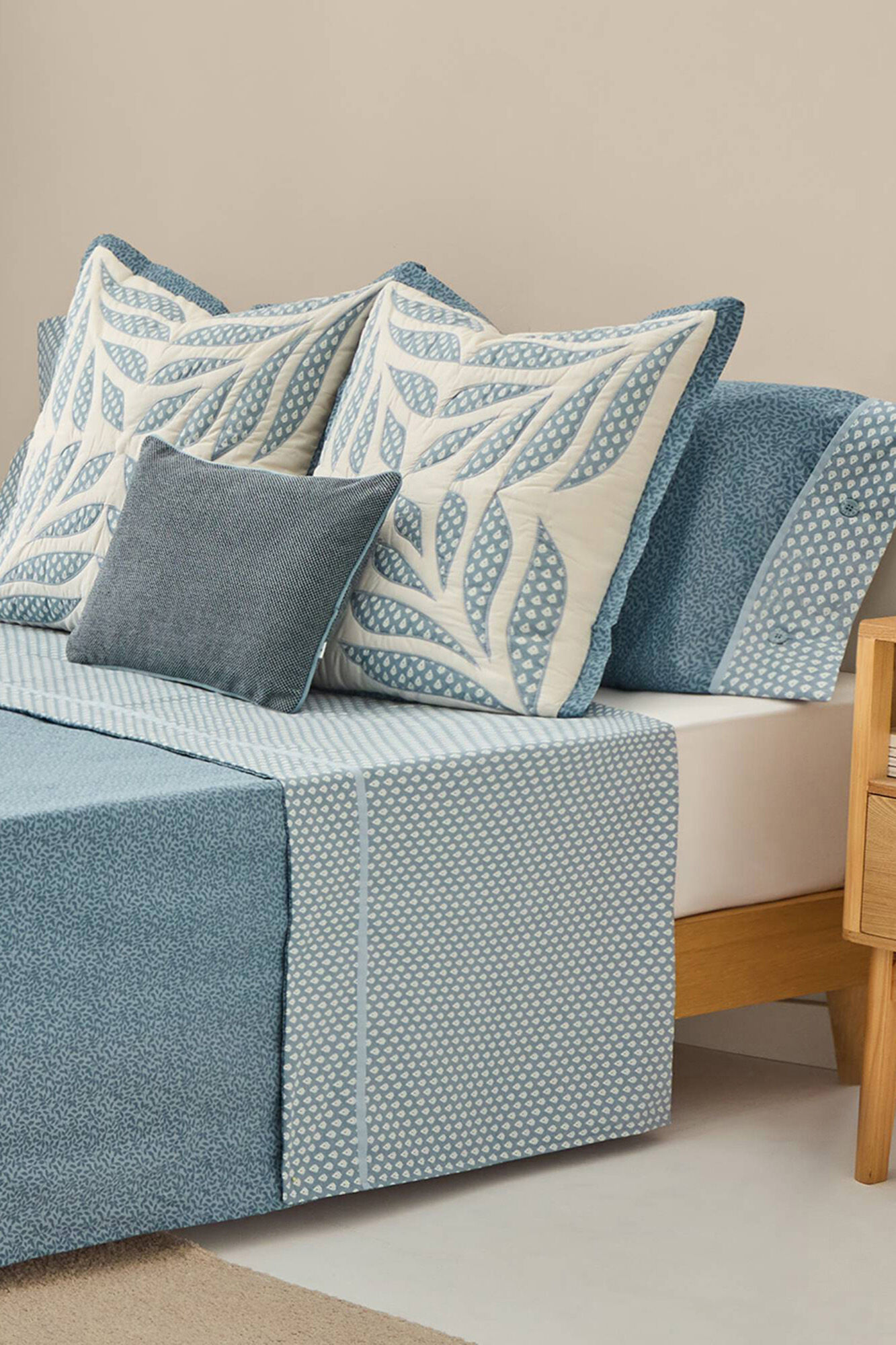 Textura S&aacute;bana estampada, conjunto Patchwork