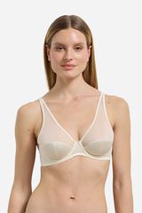 DIM Underwired full cup bra DIM x In&egrave;s de La Fressange beige