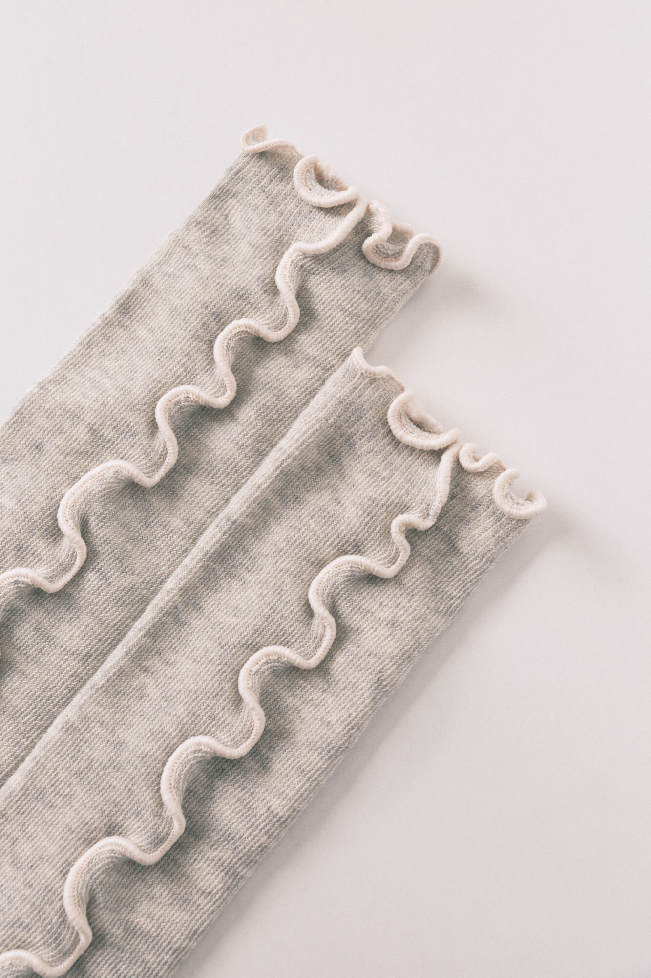 Women'secret Grey long contrasting thread socks