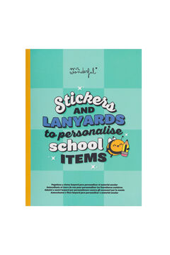 Womensecret Stickers and lanyards to personalise school items estampado