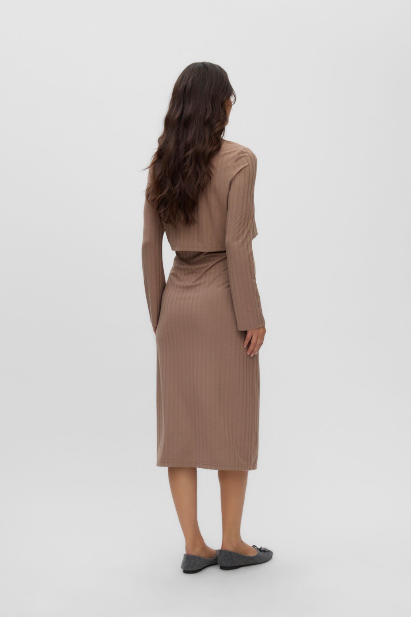 Mamalicious Long sleeve maternity and breastfeeding dress