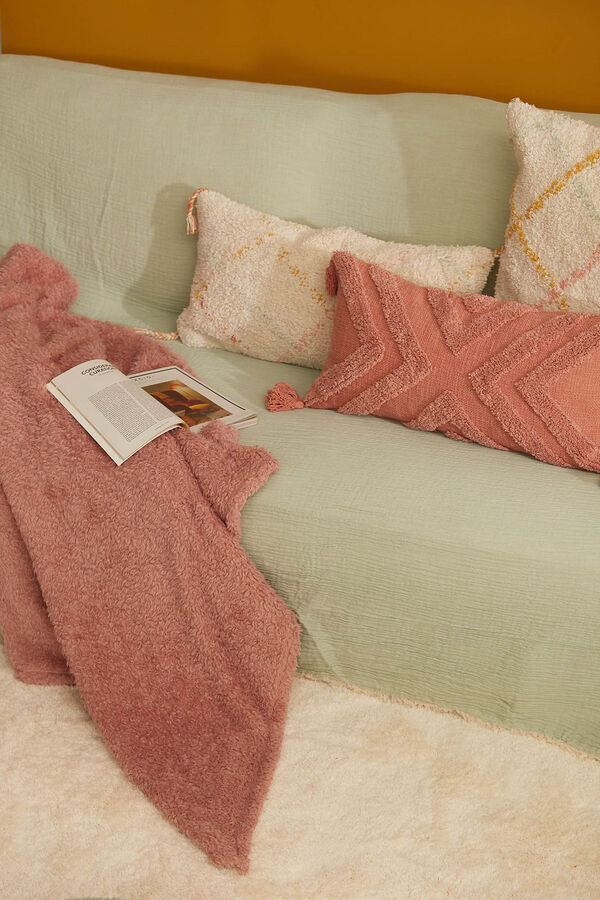 Calma House Plaid rosa Tedy rosa