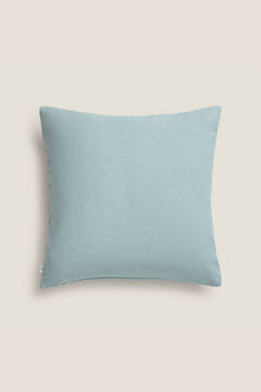 Womensecret Copper yarn quilted cushion cover blue
