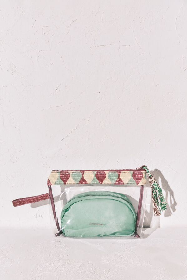 Women'secret Pack 2 n&eacute;cessaires transparente e r&aacute;fia estampado