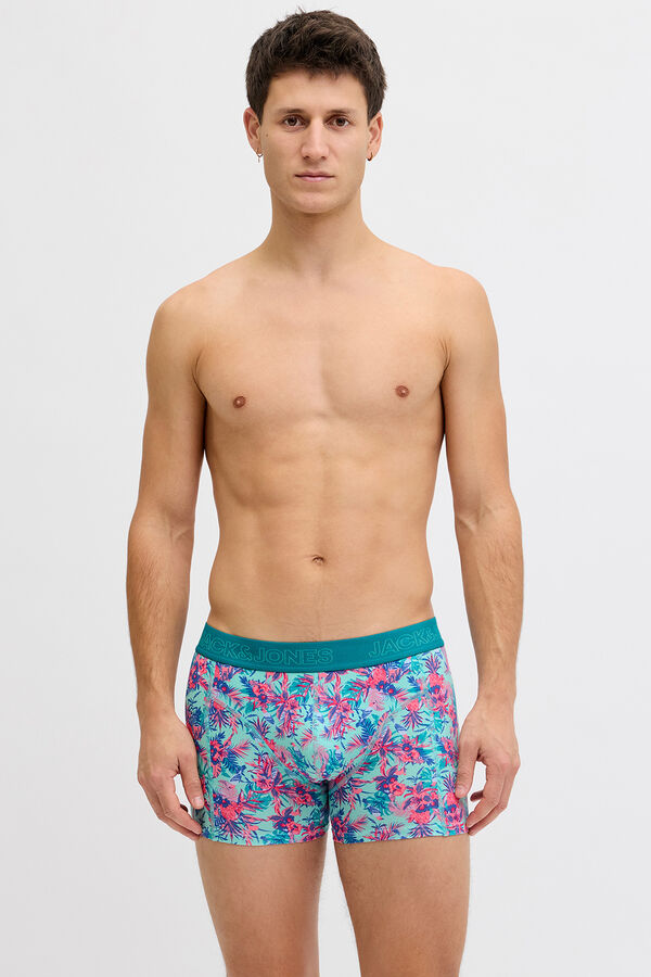 Jack & Jones 3-pack floral boxers blue