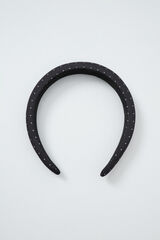 Women'secret Black polka-dots padded headband black